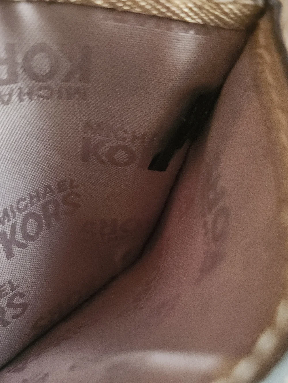 Michael Kors Metallic Gold Card Holder